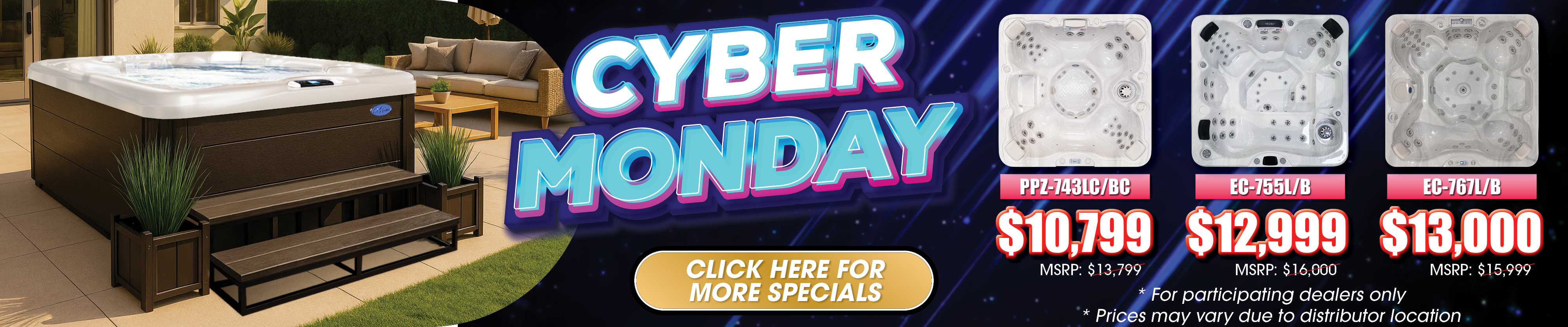 Calspas hot tub being used in a family setting - Johns Creek